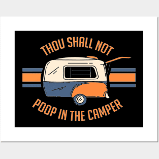 funny camper life Posters and Art